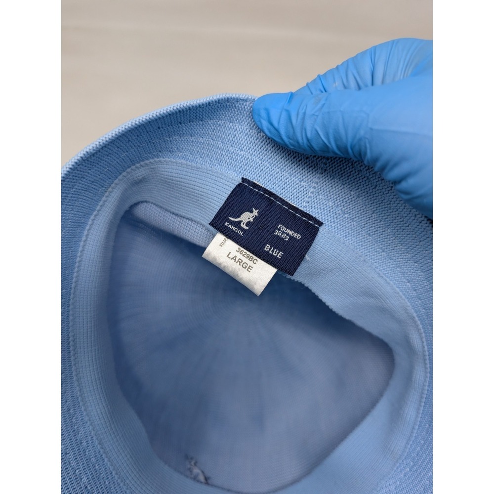Kangol Unisex Tropic Bin Bucket Hat Cap Blue Size Large Men Women VTG Rap - Picture 6 of 11